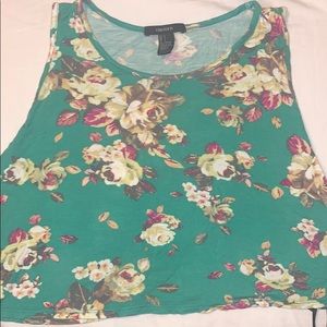 Forever 21 Floral Crop Top